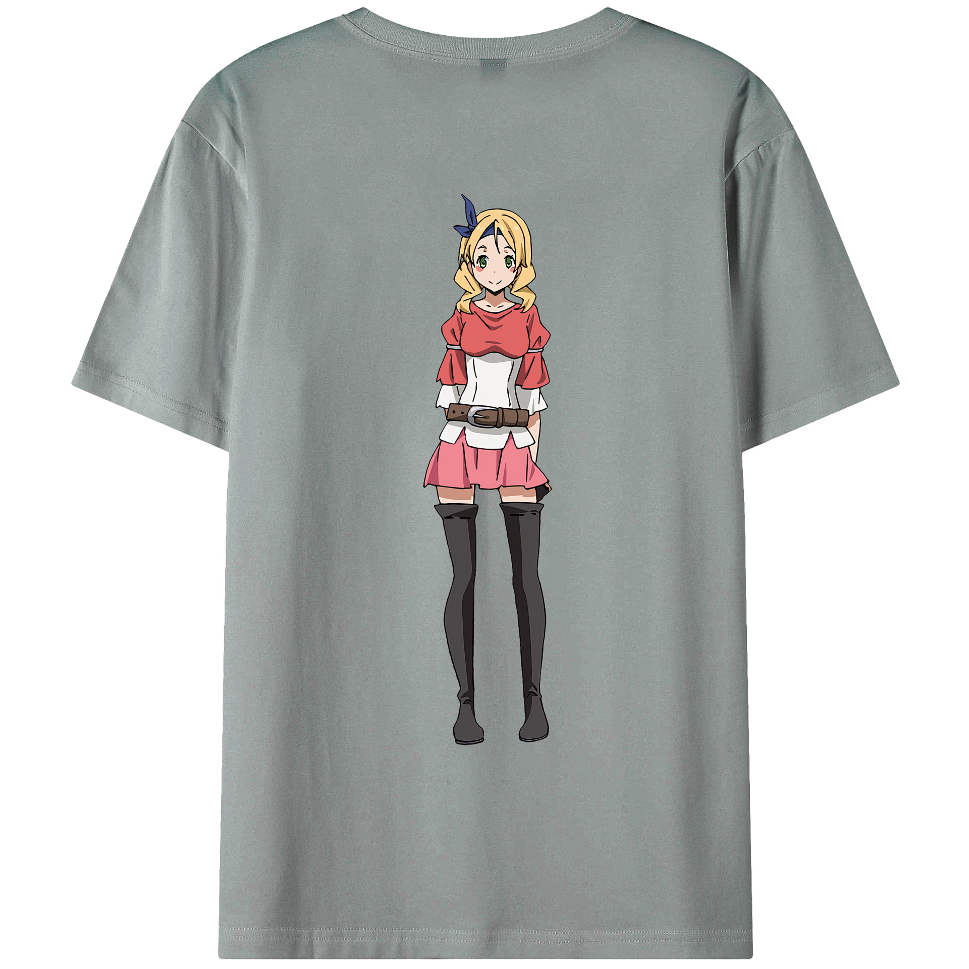 （画像用） 転スラ Regarding Reincarnated to Slime 綿100％ メンズ半袖Tシャツ（バックプリント） 通気性